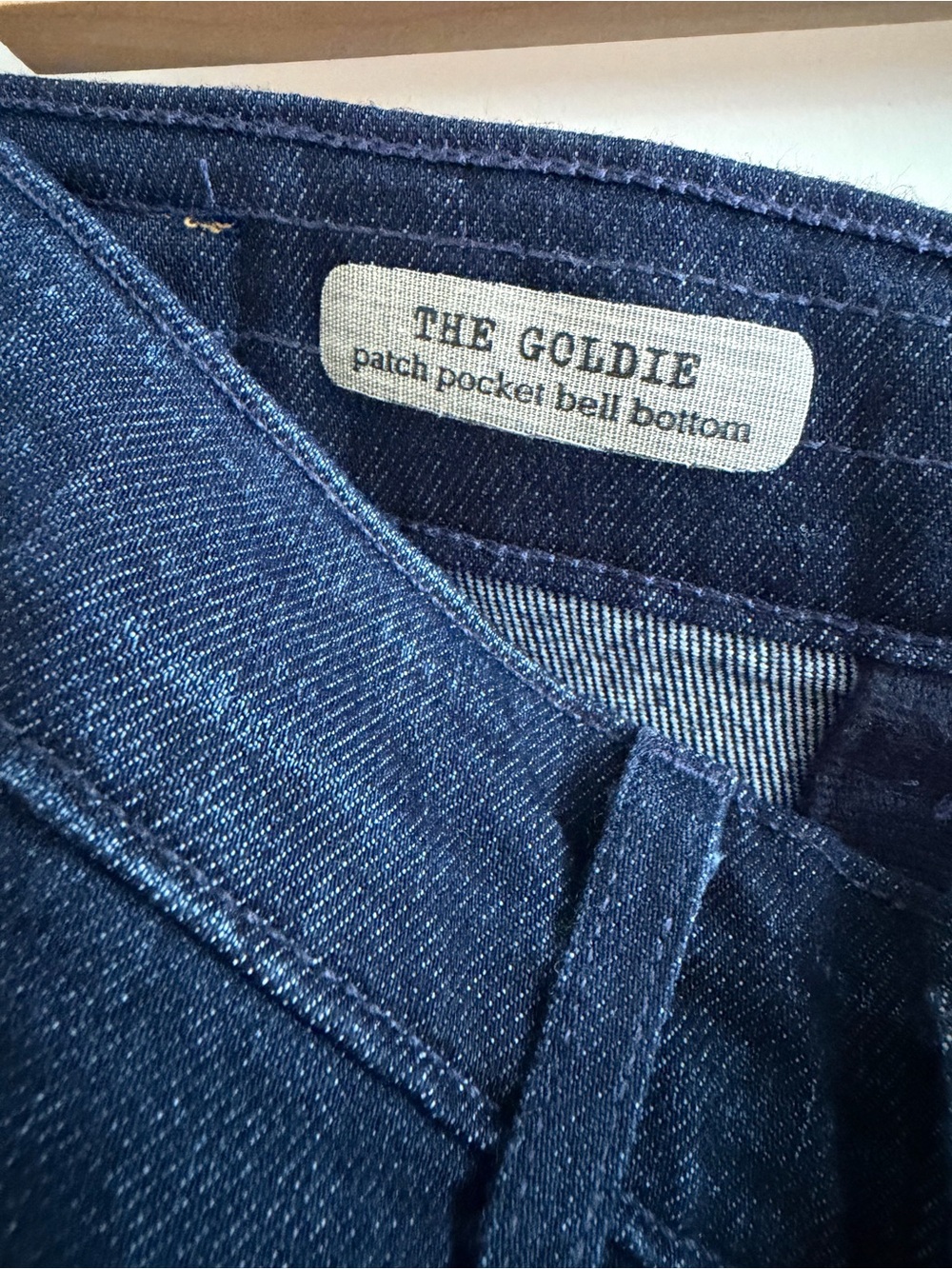 Ag Adriano Goldschmied The Goldie Dark Indigo Bell Bottom Jeans - Picture 6 of 8